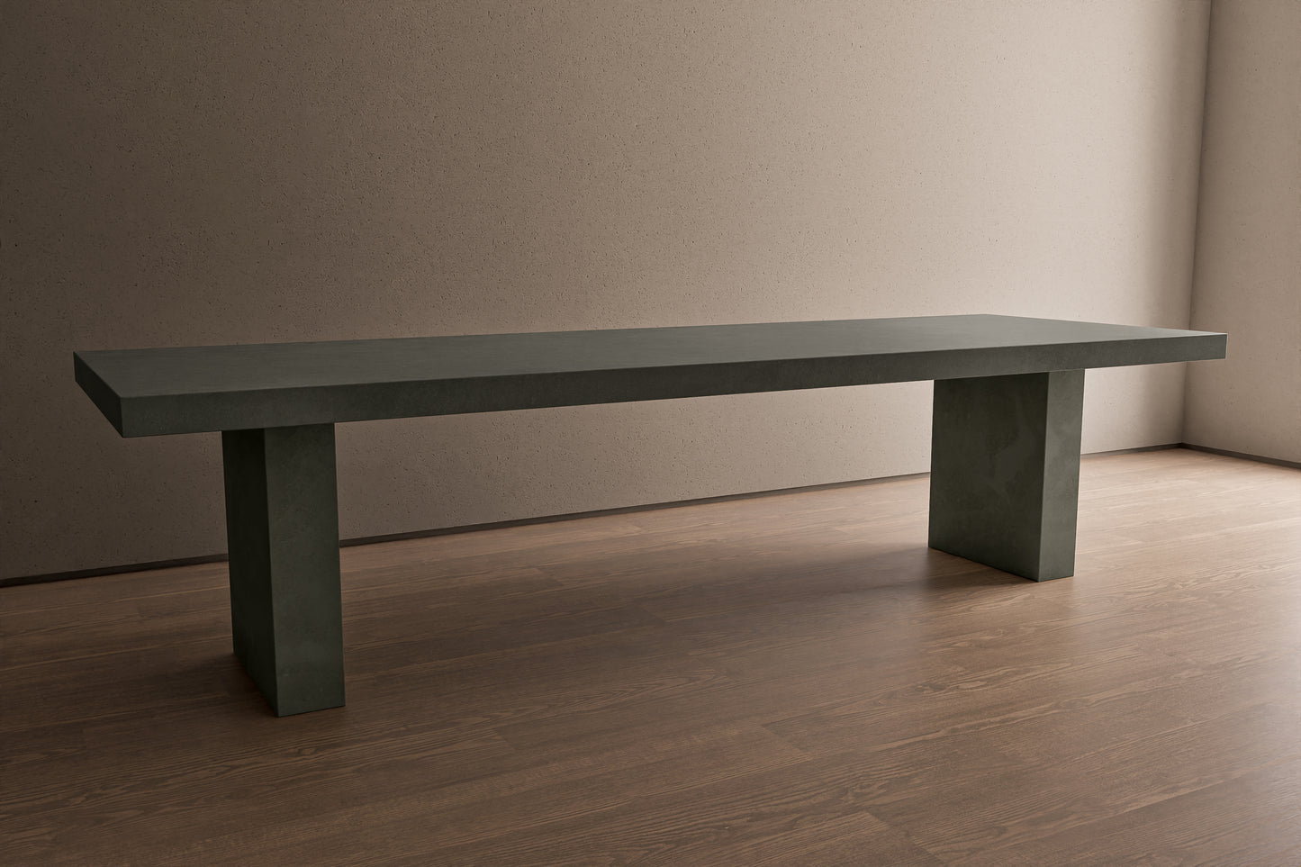 Rectangle Table with Block Legs