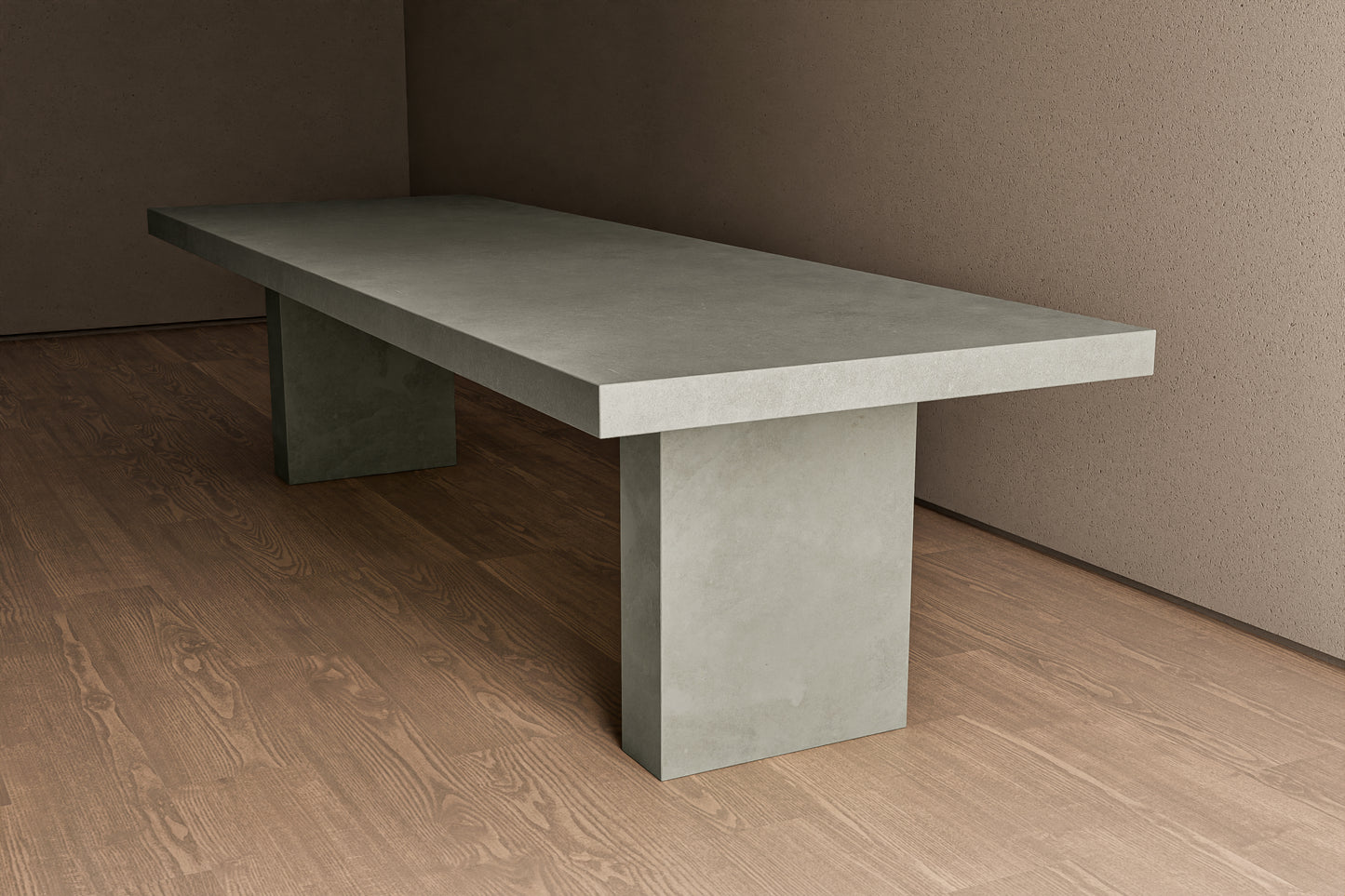 Rectangle Table with Block Legs