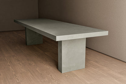 Rectangle Table with Block Legs