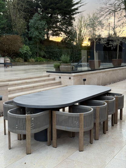 Portico - Concrete Oval Table