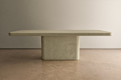 Smooth Rectangular Concrete Table