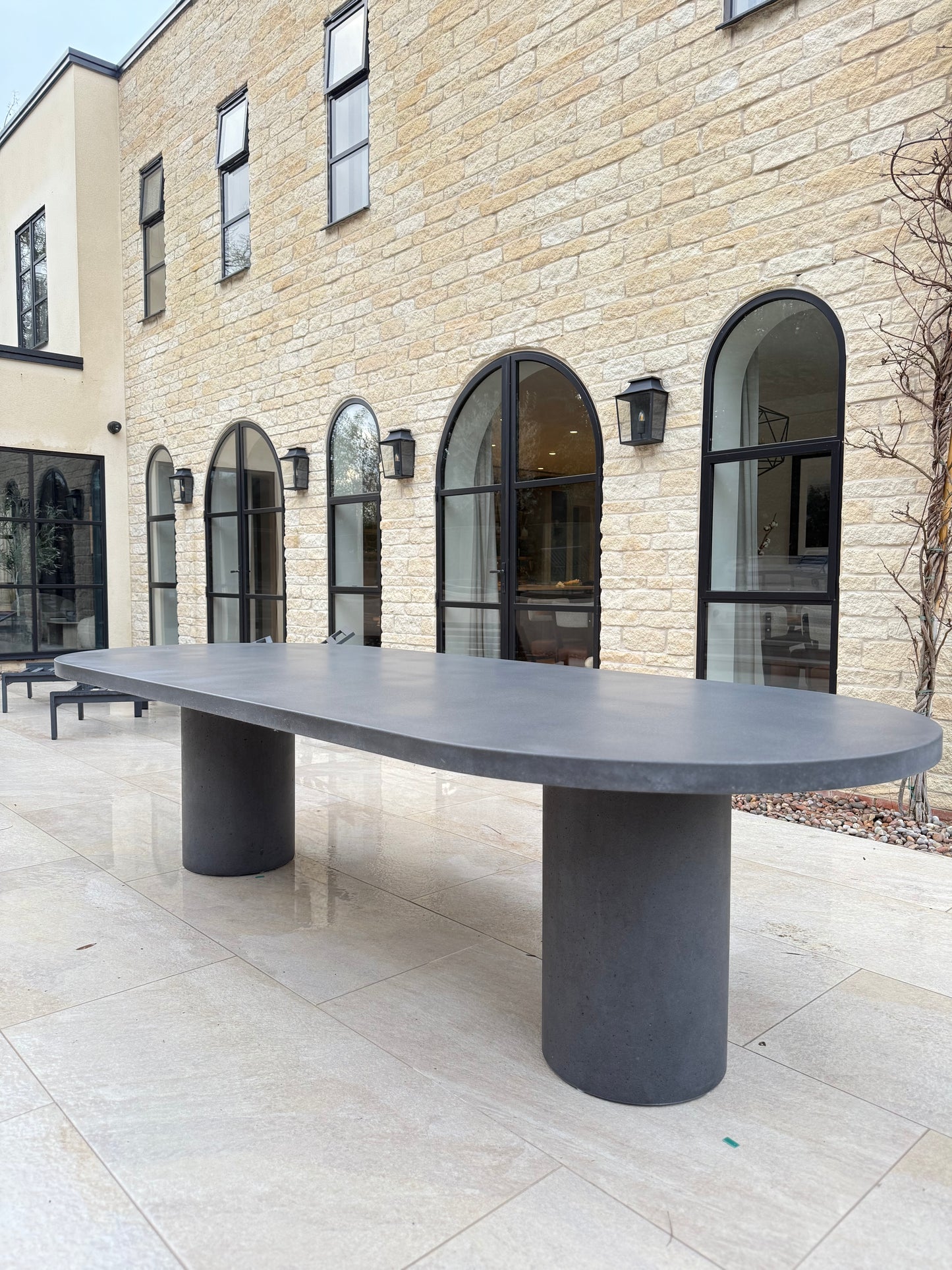 Portico - Concrete Oval Table
